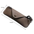 thumbnail image 6 of Joernso Portable Glasses Storage Bag with Lanyard Soft Faux Leather Sunglasses Case Women Men Myopia Eyeglass Organizer Outdoor Travel Glasses Carrying Bag Fashion Accessories, 6 of 8