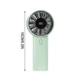 thumbnail image 3 of Transparent USB Rechargeable Handheld Fan with 7-Color LED Lights, Quiet High-Wind Portable Outdoor Cooling Fan, ABS+PC, 2000 mAh, 3 of 6
