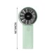 thumbnail image 3 of Portable Handheld Fan Rechargeable Mini Fan With LED Display 3 Speed USB Fan For Travel Office Outdoor, 3 of 6
