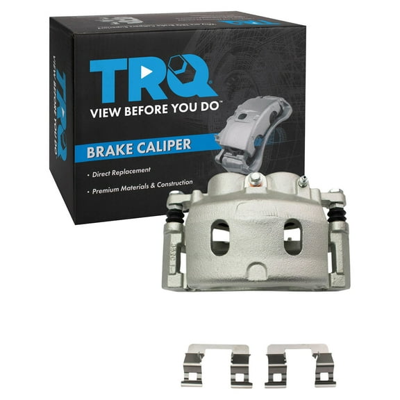 TRQ Front Brake Caliper Right RH for 2008-2013 Chevy Avalanche / 2008-2018 Cadillac Escalade / 2009-2014 Chevy Express 1500 / 2009-2014 GMC Savana 1500 / 2008-2018 Chevy Silverado 1500