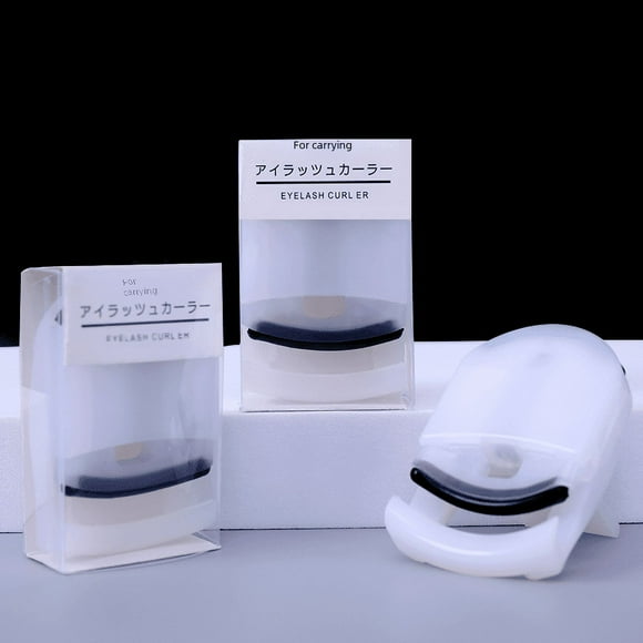 Rizador de pestañas de prensa japonesa, rizador de pestañas portátil, mini tira adhesiva para pestañas con forma de girasol, rizador de pestañas permanente