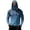 Sky Blue, variant on Men's Ombre Print Hooded Long Sleeve Sun Shirt - Fashionable Gradient Pullover with Built-in Face Mask & Zipper Pocket - UPF 50 Quick Dry Athletic Top for Fishing, Hiking & Summer 2026 Black L