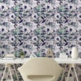 thumbnail image 2 of Ambesonne Flower Print Peel & Stick Wallpaper for Home, Floral Botany Pattern, 13"x100", Mauve Sea Green Quartz, 2 of 5