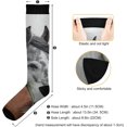 thumbnail image 3 of FREEAMG Horses Compression Socks for Women and Men, 1 Pair, 3 of 7