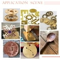 thumbnail image 5 of 4pcs 2 Styles Pure Copper Plate 4 inch Brass Round Sheet 18 Gauge 1mm Thickness Unplated Copper Plate Circle Gasket Metal Cut Material DIY, 5 of 5
