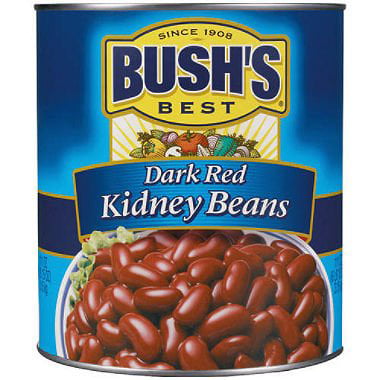 6 PACKS : Bush's Best Dark Red Kidney Beans 111oz / 6lb
