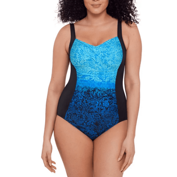 Miradonna by Miraclesuit Women's Swimsuit Blue 14