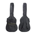 thumbnail image 1 of Stylish Fashion Folk Acoustic Waterproof Instrument Bags Women Men Double Straps 600D Oxford Cloth Guitar Container Electric Guitar Case Shoulders Bag Backpack 40/41 Inch Guitar Bag BLACK 39 INCH, 1 of 8