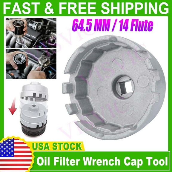 Oil Filter Wrench Fit Toyota, Corolla & Lexus 4 Cylinder Prius Matrix Rav4 Auris