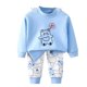 thumbnail image 2 of Cowsor 2PC Set for Children Boy Girl Match Kawaii Thermal 2 Piece Tops Tshirts Lingeries Pants Loungewear 2PC Sets Child, 2 of 3