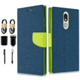 thumbnail image 1 of ~Value Pack~ for LG Stylo 5 Case Phone Case Hybrid 2-Tone Wallet Kick stand Card Pocket Pouch Screen Flip Cover, 1 of 4
