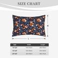 thumbnail image 6 of Naloa Cute Foxes Pillowcase, Throw Pillowcase, Wrinkle-Free, Stain-Resistant with Hidden Zipper for Bedroom Sofa - 14"x20", 6 of 9