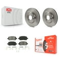 thumbnail image 1 of Transit Auto Front Disc Brake Rotors and Semi-Metallic Pads Kit for Car Pontiac G5 with Rear Brakes K8S-100040, 1 of 11