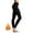 Black, variant on JJHGVB Fleece Lined Tights Thick Leggings for Women Yoga Pants Women Tall Pants for Women Long Woman Pants Pantalon Mujer Loose Pants Black L