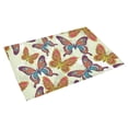 thumbnail image 2 of CADecor Butterflies Non-Slip Bath Mat Rug Bath Doormat Floor Rug 30x18 inches, 2 of 2