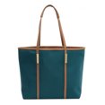 thumbnail image 1 of Hukapapa Bolso de hombro para mujer, bolso con asa superior, bolso plegable de fin de semana, color azul, 1 of 6