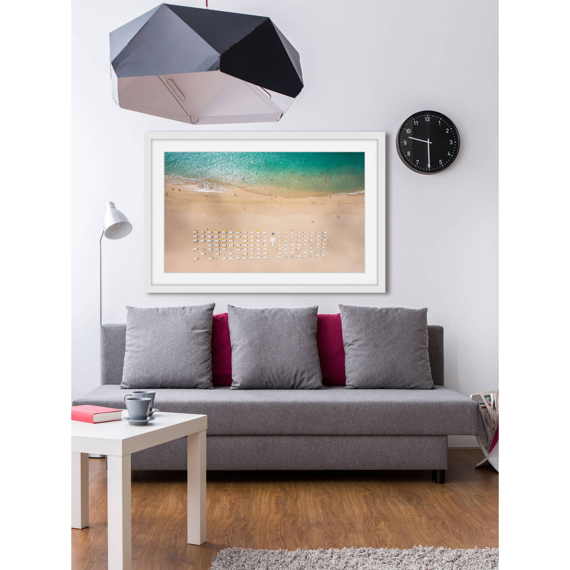 "Beach Goers" Framed Painting Print