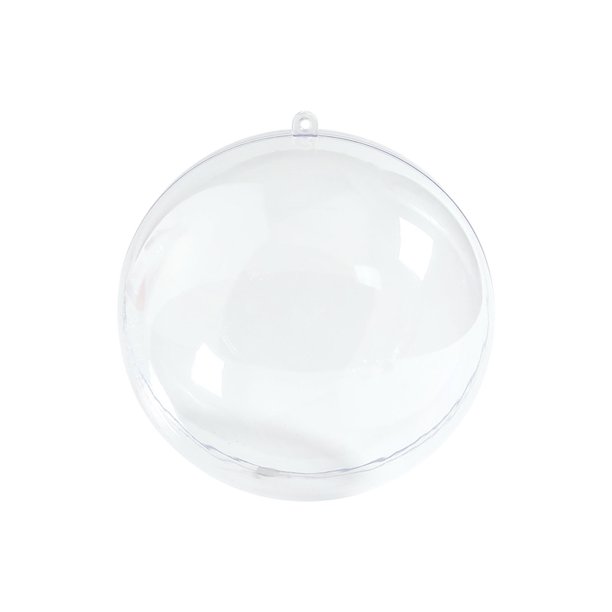 Pre-lit outdoor ornament Clear Fillable Ornaments Ball DIY Plastic Christmas Tree Decorations