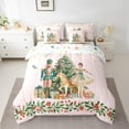 thumbnail image 2 of jejeloiu Christmas Tree Gifts Twin Bedding Sets 7-Piece,Xmas Theme Bedding Comforter Set,Fairy Tale Princess Sheet Sets For Child,Breathable Home Decor Reversible, 2 of 8