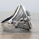 thumbnail image 3 of Memento Mori Skull Sterling Silver Ring, 3 of 5