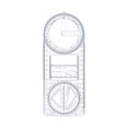 thumbnail image 2 of Regla Geométrica Multifuncional CUTICAT Plantilla de Dibujo para Maestros de Pintura Artista Construcción D estilo A, 2 of 8