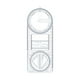 thumbnail image 1 of Plantilla de dibujo Regla geométrica multifuncional Suministros Papelería Matemáticas estilo A, 1 of 9