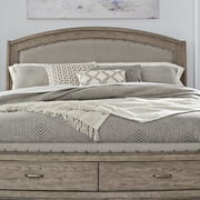 Liberty Furniture Avalon Queen Upholstered Storage Bed, Dresser & Mirror, Chest, Night Stand
