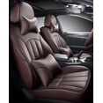 thumbnail image 2 of Juego completo de fundas de cuero de lujo para asientos de coche para mujer Audi Q2 2018-2020, accesorios interiores personalizados a prueba de agua, 2 of 5
