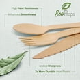 thumbnail image 2 of Set de cubiertos EcoPreps de 360 piezas compostables de madera de abedul, 2 of 8