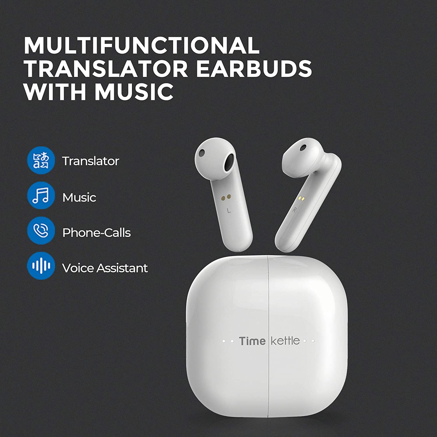 Timekettle M2 Translator Earbuds– Supports 40 Languages and 93