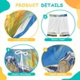 thumbnail image 3 of joogoo Turtle and Grass Boys Swim Trunks Beach Swimsuit Shorts Boxer 12-13Y, 3 of 8