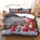 thumbnail image 1 of Juego de cama con estampado navideño Funda de edredón sin relleno, 1 of 5
