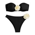 thumbnail image 4 of Afdoent Women's Tankini Swimsuits Stylish Women's Swimwear Tankini Set For Summer Beach With Elegant Floral Design And Versatile Beach Summer Outfits, 4 of 5