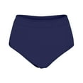 thumbnail image 5 of Women's Casual High Waisted Solid Color Split Plus Size Swim Trunks, 5 of 6