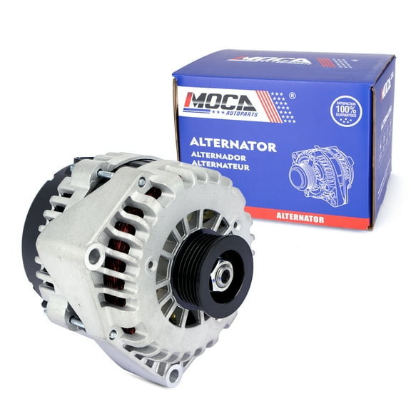 MOCA AUTOPARTS New Alternator Fit for 1999-2002 Chevrolet Silverado 1500 4.3L 4.8L 5.3L & 1999-2002 GMC Sierra 1500 4.3L 4.8L 5.3L