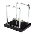 thumbnail image 4 of Physics Science Accessory Desk Toy Newton's Cradle Steel Balance Balls, 4 of 4