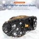 thumbnail image 4 of 1 par 8-tandade halkfria isgreppspikar vinterklättring halkfria snöspikar grepp klampor över skoskydd stegjärn, 4 of 5