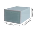 thumbnail image 2 of Stackable Plastic Storage Drawer Organizer with Transparent Front Panel and Heart Handle for Home Office Use, 2 of 3