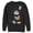Black, variant on Men's Mickey & Friends Tie Dye Pants Portrait Sweatshirt