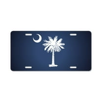 CafePress - SC Flag - Aluminum License Plate, Front License Plate, Vanity Tag