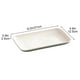 thumbnail image 2 of Platos rectangulares de plástico para servir | Bandeja de comida de gran capacidad | Diseño cuadrado para aperitivos, frutas, barbacoa, olla caliente | Duradero y fácil de limpiar | 21x12.5x2.5cm, 2 of 6