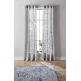 thumbnail image 2 of Better Homes & Gardens Slub Sheer Grommet Single Window Curtain Panel, Silver, 52 x 108, 2 of 9
