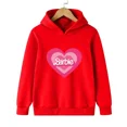 thumbnail image 3 of Sudadera con capucha de forro polar con estampado de dibujos animados de Barbie para niña, sudadera Kawaii de manga larga, ropa para bebé, primavera y otoño, 3 of 5