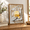 Butter-Framed-16"L x 12"W, variant on Dark Framed 16"L x 12"W 3D Textured Sandstone Floral Still Life Canvas Art Print