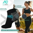 thumbnail image 5 of Compression Socks for Unisex Men and Women , Ankle Soft Moisture-Wicking Socks , Athletic Cushioned Low Cut Running Socks for a Secure Fit - 8 Pairs, 5 of 7