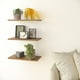 thumbnail image 4 of Set de 3 Estantes Flotantes Moru Spot Color Latte, Repisas de pared, Estantes decorativos, Repisas Modernas para Sala, Recámara y Baño  | 4x40x18cm|, 4 of 8