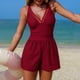 thumbnail image 4 of Traje de baño de una pieza para mujer, deportivo, a juego, con cremallera, ajustado, para surf, playa, moda, trajes de baño de una pieza para mujer, trajes de baño para mujer, trajes de baño para muje, 4 of 5