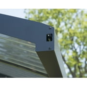 Palram - Canopia Arizona Wave Double Wings 19' x 16' Carport - Gray