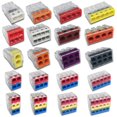 thumbnail image 2 of Conectores de cable 102/104/106/108 Mini conector de Cable de cableado rápido compacto para conductores de caja de conexiones bloque de terminales push-in Deng Xun unisex, 2 of 2
