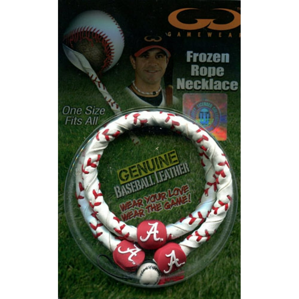 GameWear NCAA Classic Frozen Rope Baseball Necklace